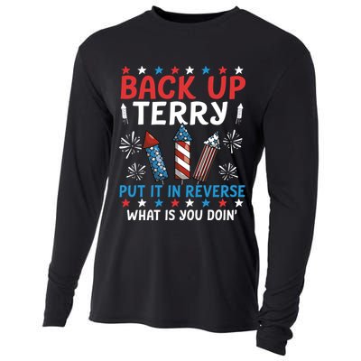 Back Up Terry Put It In Reverse July 4th Of July Fireworks Cooling Performance Long Sleeve Crew