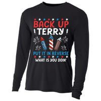 Back Up Terry Put It In Reverse July 4th Of July Fireworks Cooling Performance Long Sleeve Crew