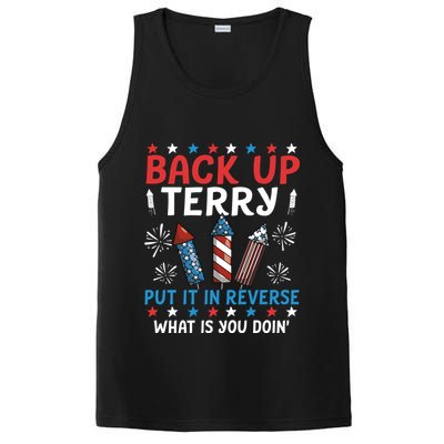 Back Up Terry Put It In Reverse July 4th Of July Fireworks PosiCharge Competitor Tank