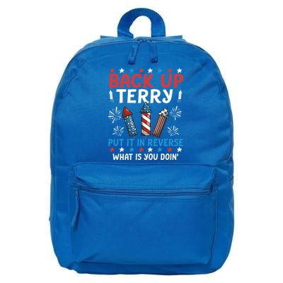 Back Up Terry Put It In Reverse July 4th Of July Fireworks 16 in Basic Backpack