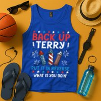Back Up Terry Put It In Reverse July 4th Of July Fireworks Tank Top