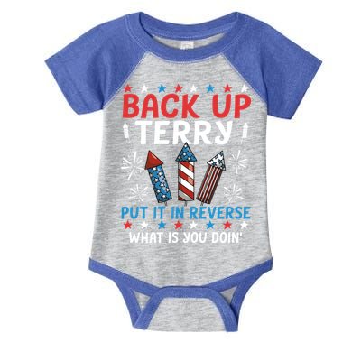 Back Up Terry Put It In Reverse July 4th Of July Fireworks Infant Baby Jersey Bodysuit