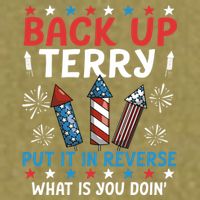 Back Up Terry Put It In Reverse July 4th Of July Fireworks Garment-Dyed Women's Muscle Tee