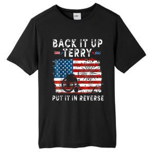 Back Up Terry Put It In Reverse Firework Funny 4th Of July Tall Fusion ChromaSoft Performance T-Shirt