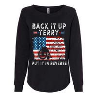 Back Up Terry Put It In Reverse Firework Funny 4th Of July Womens California Wash Sweatshirt