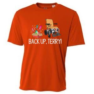 Back Up Terry Put It In Reverse 4th July Us Flag Fireworks Gift Cooling Performance Crew T-Shirt