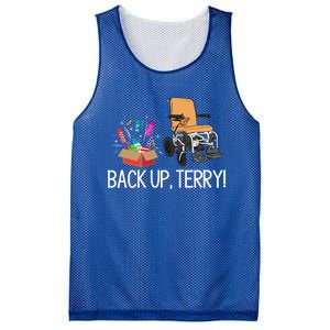 Back Up Terry Put It In Reverse 4th July Us Flag Fireworks Gift Mesh Reversible Basketball Jersey Tank