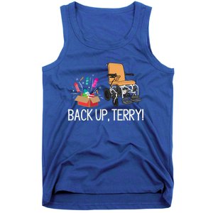 Back Up Terry Put It In Reverse 4th July Us Flag Fireworks Gift Tank Top