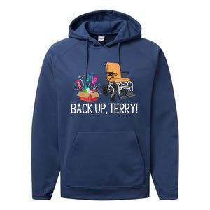 Back Up Terry Put It In Reverse 4th July Us Flag Fireworks Gift Performance Fleece Hoodie