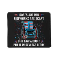 Back Up Terry Put It In Reverse Firework Funny 4th Of July Mousepad