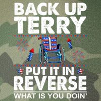 Back Up Terry Put It In Reverse Firework Funny 4th Of July Legacy Tie Dye Trucker Hat