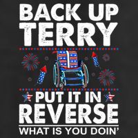 Back Up Terry Put It In Reverse Firework Funny 4th Of July Beanie