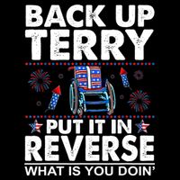 Back Up Terry Put It In Reverse Firework Funny 4th Of July Drawstring Bag