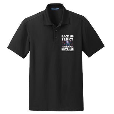 Back Up Terry Put It In Reverse Firework Funny 4th Of July Dry Zone Grid Polo