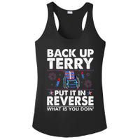Back Up Terry Put It In Reverse Firework Funny 4th Of July Ladies PosiCharge Competitor Racerback Tank