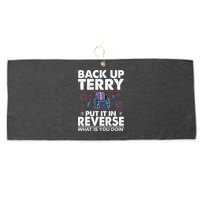Back Up Terry Put It In Reverse Firework Funny 4th Of July Large Microfiber Waffle Golf Towel