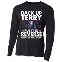 Back Up Terry Put It In Reverse Firework Funny 4th Of July Cooling Performance Long Sleeve Crew