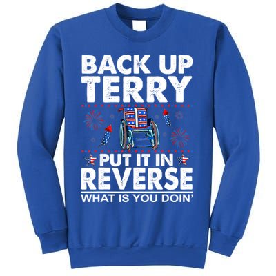 Back Up Terry Put It In Reverse Firework Funny 4th Of July Sweatshirt