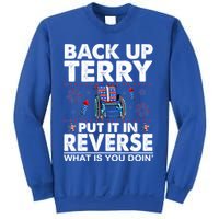Back Up Terry Put It In Reverse Firework Funny 4th Of July Sweatshirt