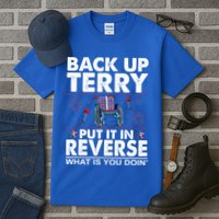 Back Up Terry Put It In Reverse Firework Funny 4th Of July Tall T-Shirt