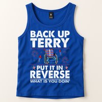 Back Up Terry Put It In Reverse Firework Funny 4th Of July Tank Top