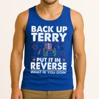 Back Up Terry Put It In Reverse Firework Funny 4th Of July Tank Top