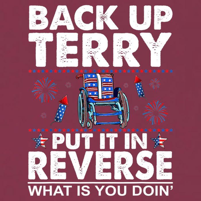 Back Up Terry Put It In Reverse Firework Funny 4th Of July 16oz Travel Tumbler
