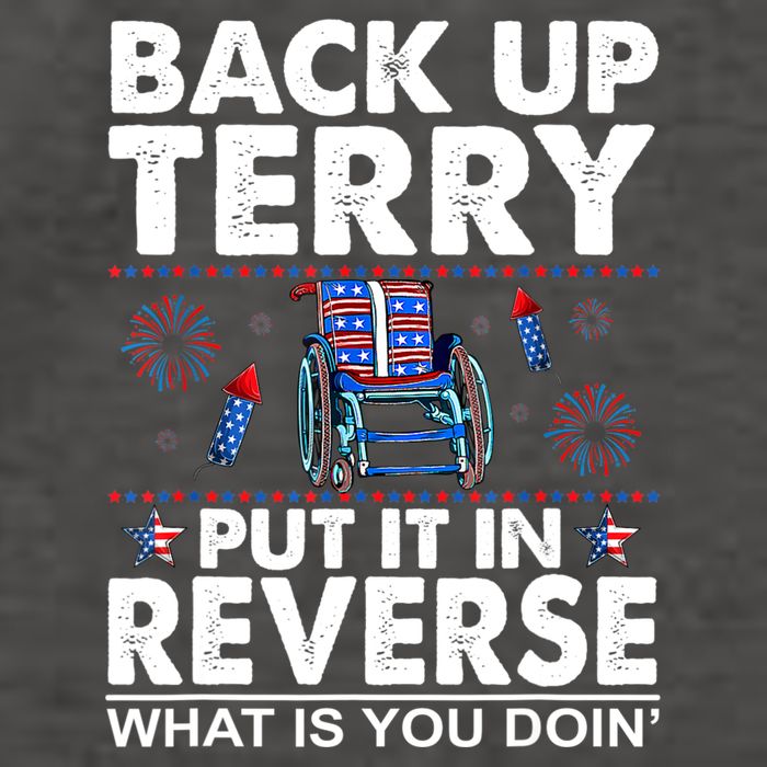 Back Up Terry Put It In Reverse Firework Funny 4th Of July Vector Backpack