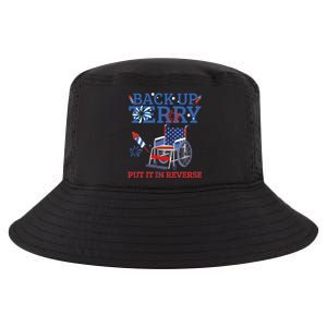 Back Up Terry Put It In Reverse 4th Of July Firework Us Flag Funny Gift Cool Comfort Performance Bucket Hat