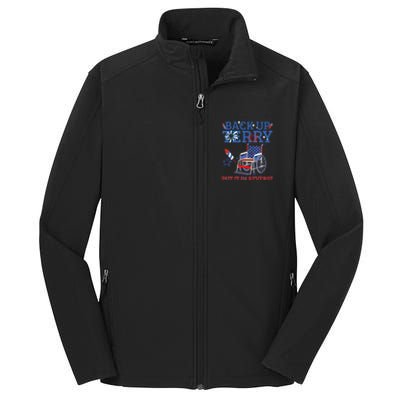 Back Up Terry Put It In Reverse 4th Of July Firework Us Flag Funny Gift Core Soft Shell Jacket