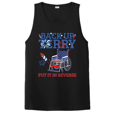 Back Up Terry Put It In Reverse 4th Of July Firework Us Flag Funny Gift PosiCharge Competitor Tank