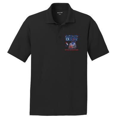 Back Up Terry Put It In Reverse 4th Of July Firework Us Flag Funny Gift PosiCharge RacerMesh Polo