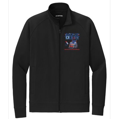 Back Up Terry Put It In Reverse 4th Of July Firework Us Flag Funny Gift Stretch Full-Zip Cadet Jacket