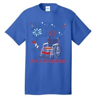 Back Up Terry Put It In Reverse 4th Of July Firework Us Flag Funny Gift Tall T-Shirt