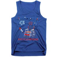 Back Up Terry Put It In Reverse 4th Of July Firework Us Flag Funny Gift Tank Top