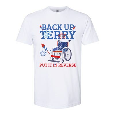 Back Up Terry Put It In Reverse 4th Of July Firework Us Flag Funny Gift Softstyle CVC T-Shirt