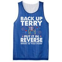 Back Up Terry Put It In Reverse Firework Funny 4th Of July Great Gift Mesh Reversible Basketball Jersey Tank