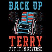 Back Up Terry Put It In Reverse Firework 4th Of July Drawstring Bag