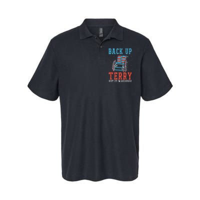 Back Up Terry Put It In Reverse Firework 4th Of July Softstyle Adult Sport Polo