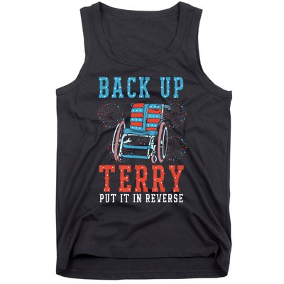 Back Up Terry Put It In Reverse Firework 4th Of July Tank Top