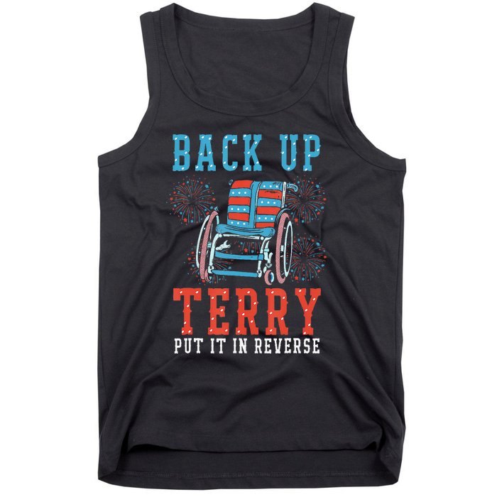 Back Up Terry Put It In Reverse Firework 4th Of July Tank Top