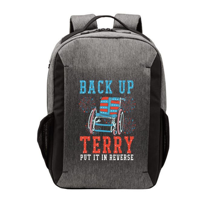 Back Up Terry Put It In Reverse Firework 4th Of July Vector Backpack