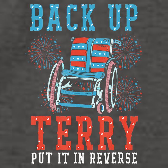 Back Up Terry Put It In Reverse Firework 4th Of July Vector Backpack