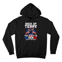 Back Up Terry Put It In Reverse Funny July 4th Firework Hoodie