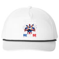 Back Up Terry Put It In Reverse Funny July 4th Firework Snapback Five-Panel Rope Hat