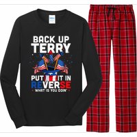 Back Up Terry Put It In Reverse Funny July 4th Firework Long Sleeve Pajama Set