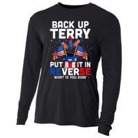 Back Up Terry Put It In Reverse Funny July 4th Firework Cooling Performance Long Sleeve Crew