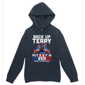 Back Up Terry Put It In Reverse Funny July 4th Firework Urban Pullover Hoodie