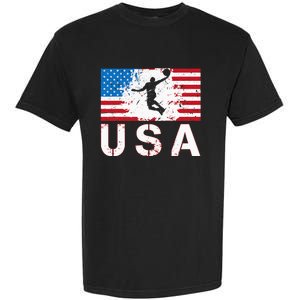 Basketball USA team American flag US Basketball Garment-Dyed Heavyweight T-Shirt