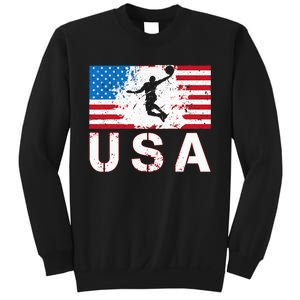 Basketball USA team American flag US Basketball Sweatshirt